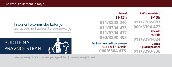 Brojevi telefona redakcije PRI